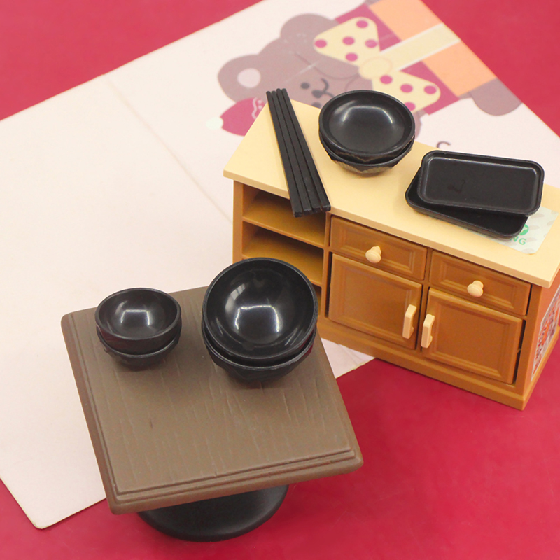 บ้านตุ๊กตาขนาดเล็ก1ชุด1:6 1:12 - Kids Toys Kitchen Set บทวิจารณ์และราคา