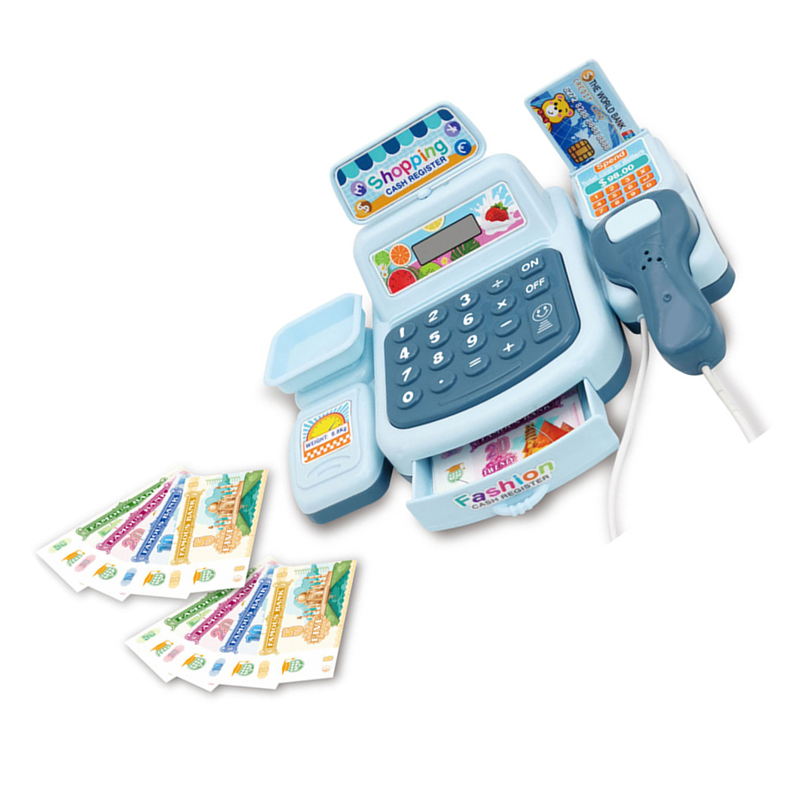 ชุดของเล่นเครื่องคิดเงินซูเปอร - Toy Cash Register บทวิจารณ์และราคา