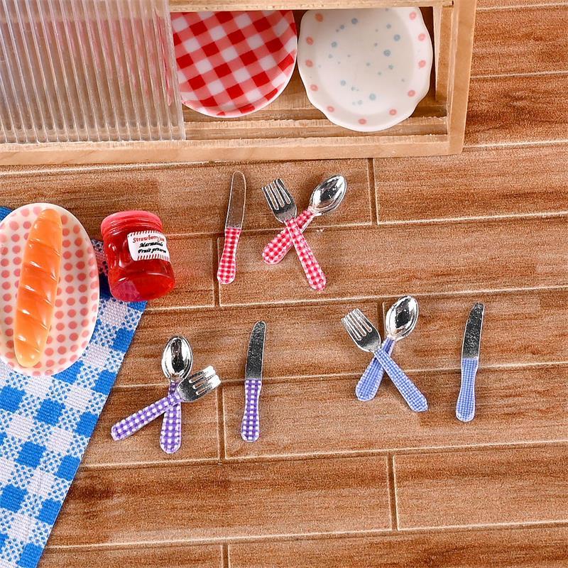 3 ชุด Dollhouse Miniature KITC - Kids Toys Kitchen Set บทวิจารณ์และราคา