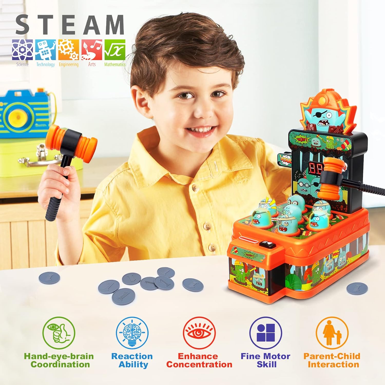 ของเล่นเกมตีซอมบี้สำหรับเด็ก เ - Kids Zombie Toys บทวิจารณ์และราคา