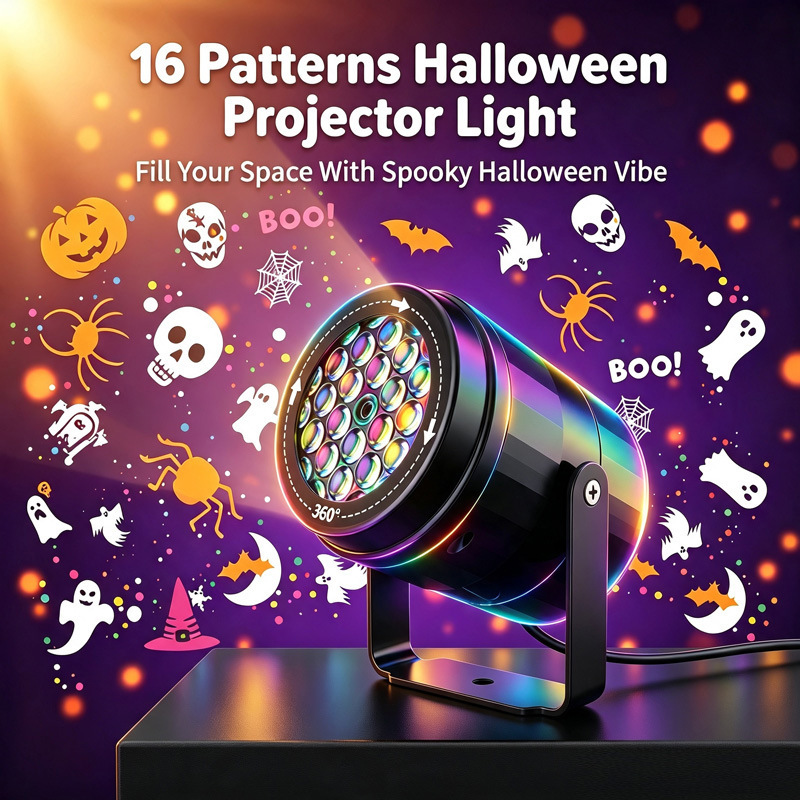 ไฟโปรเจคเตอร์ LED สำหรับฮาโลวี - Kids Yard Toys บทวิจารณ์และราคา