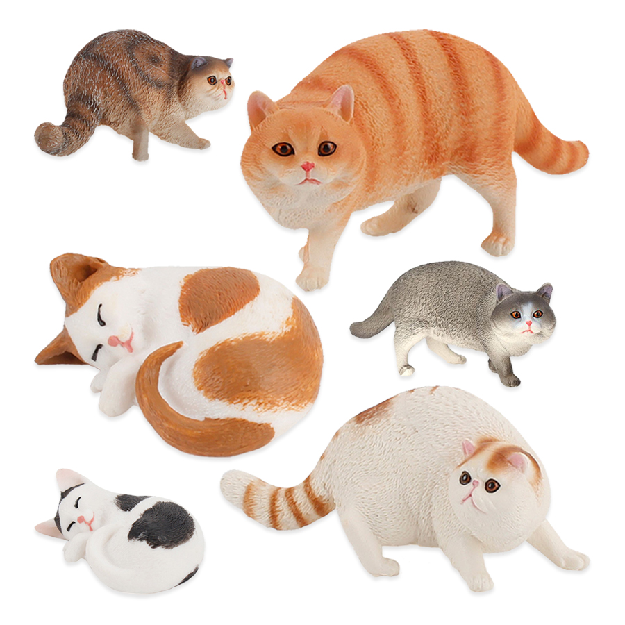 ตุ๊กตาแมวพลาสติกสมจริง แมวเปอร - Kids Toys Reviews บทวิจารณ์และราคา